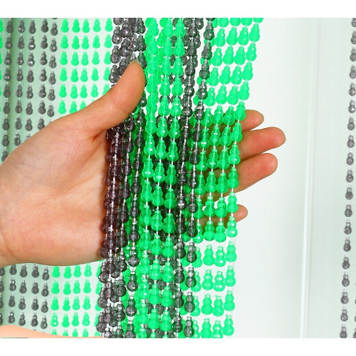 Yushe home bead curtain door curtain crystal gourd partition curtain plastic imitation crystal anti-mosquito curtain entrance bedroom hygiene purple 5 + gray 5 width 0.8 meters * height 1.8 meters spacing 3 cm (27 pieces Yushe home bead curtain door curtain crystal gourd partition curtain plastic imitation crystal anti-mosquito curtain entrance bedroom hygiene purple 5 + gray 5 width 0.8 meters * height 1.8 meters spacing 3 cm (27 pieces