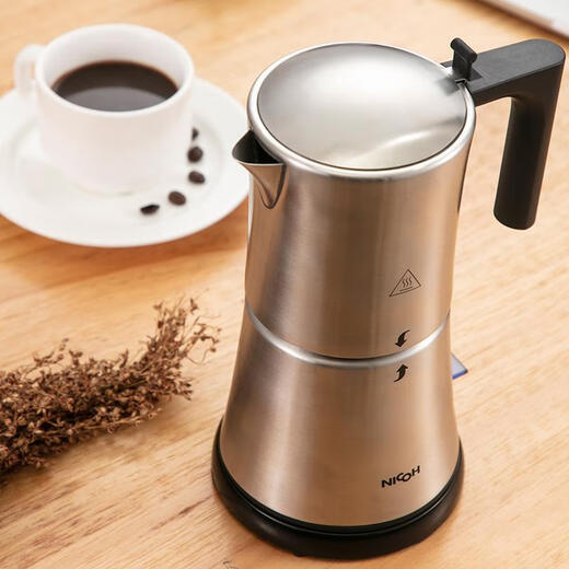 May Tree M180Wik / Weijia Steam Italien Electric Moka Coffee Pot 304 Férateur-cafetière en acier inoxydable 9711M 304 MOCHA POT 0ML