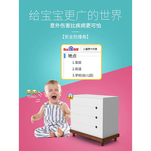 Table Anti-collision Corner Silicone Corner Protector Furniture Corner Wrapping Anti-collision Bed Table Leg Coffee Table Child Safety Protective Sticker Brown 5 Pack (Wear Resistant) No Specifications