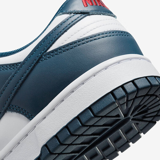 
NIKE Nike Dunk Low Retro White Navy Anti-slip and wear-resistant Men's Low-top Lightweight Casual Shoes DD1391-400 38.5
