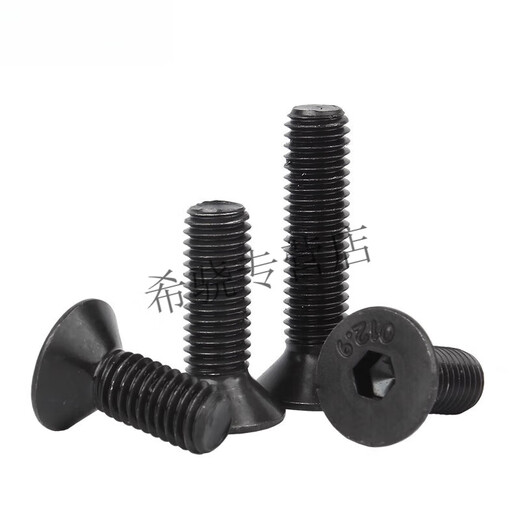 Pupan 129 grade high strength countersunk head hexagonal screws flat head hexagonal bolts screws M2M3M4M5M6M8M12 M2*1650 pieces