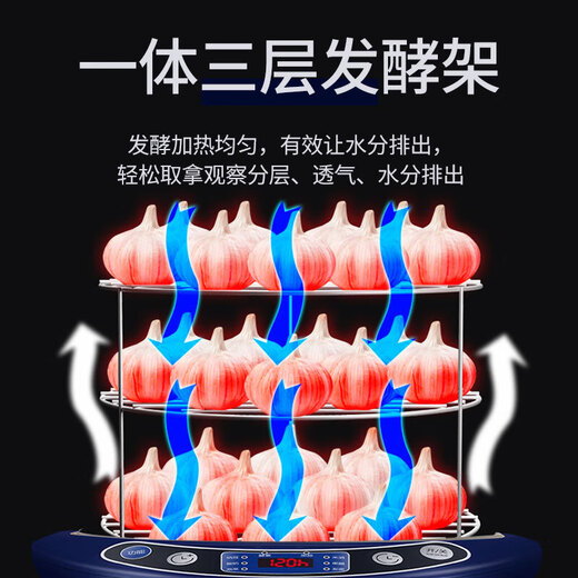 趣器屋黑蒜发酵机酸奶机家用大容量全自动自制纳豆发面酵素甜米酒发酵机 6L升级款+立体发酵发热