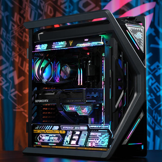 ASUS Genesis ROG family bucket AMD Ryzen R9 9950X3D/RTX5090D graphics card Night God e-sports game desktop assembly computer host complete machine DIY assembly machine 9950X3D+RTX5080丨Configuration four hosts