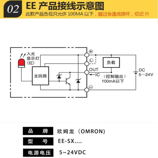 欧姆龙适用光电开关EE-SX670-WR/671/672P/673/674P-WR EE-SX673P-WR