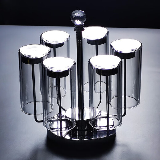 XIJUE double-layer glass set household water cup insulated thickened straight cup crystal cup heat-resistant tea cup green tea cup tall style 2 pieces 350ML + 1.8L pot + large black plate