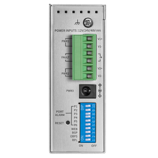 普联（TP-LINK）工业级交换机5口8口16口百兆千兆工业级以太网交换器 监控网络网线分线器分流器金属机身导轨安装 TL-SG2206工业级 6口千兆 【4电2光口】
