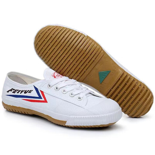 Feiyue 24 new style Dabowen canvas shoes men's shoes body test shoes women's shoes low-top cloth shoes track and field shoes martial arts shoes low-top comfortable white 42