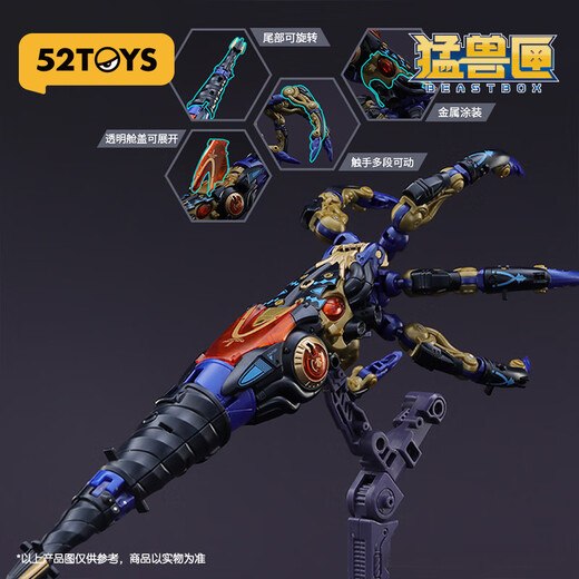 52TOYS BEastbox Best Box Box Series Abyss Spiral Corner Stone Deformation Toy Mode