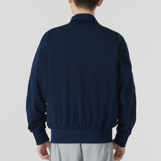 阿迪达斯 （adidas）三叶草外套男2025年春季户外训练针织翻领夹克休闲运动服IR9893 IR9893/深靛蓝/店长推荐 2XL