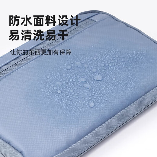 旅行证件收纳包多功能护照防盗机票夹防水便携随身包大容量保护套 小号--灰色【多功能--防泼水防脏
