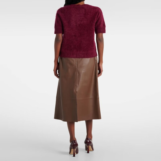 Dorothee Schumacher [chinesisches Valentinstagsgeschenk] Flauschiger Luxus -Kaschmirpullover P00975693 Red M CN 165/92