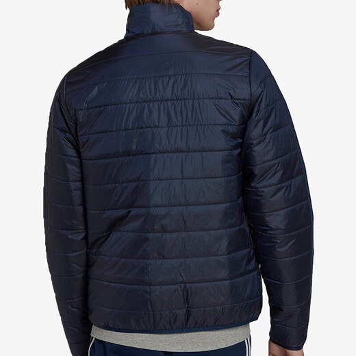 阿迪达斯 （adidas）三叶草棉服男装冬季薄款保暖棉衣立领防风运动服休闲外套 HL9215 2XL