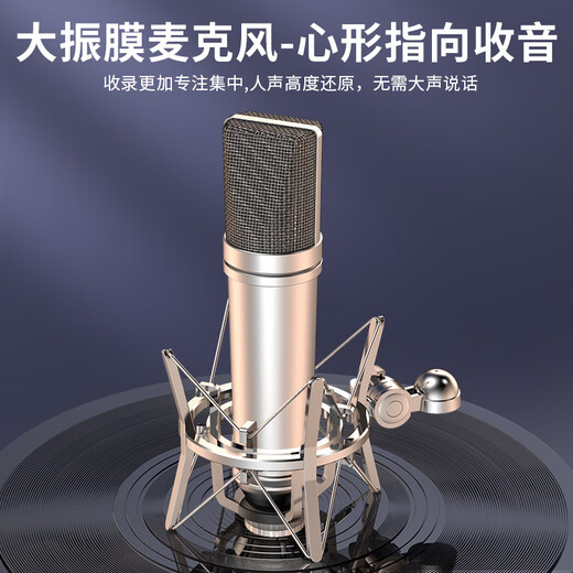 Good Shepherd sound card live broadcast equipment full set sound card singing special microphone microphone K song artifact anchor professional with recording condenser microphone mobile phone computer external voice changer