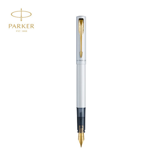 派克（PARKER）钢笔 签字笔 办公自用送礼定制生日礼物套装 威雅XL贝母白墨水笔+迷你墨水礼盒