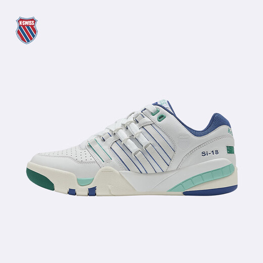 
KSWISS [same style on the show] casual shoes for men and women spring couple casual fashion slam shoes 9275-US 108 Wimbledon white green no blue men 42