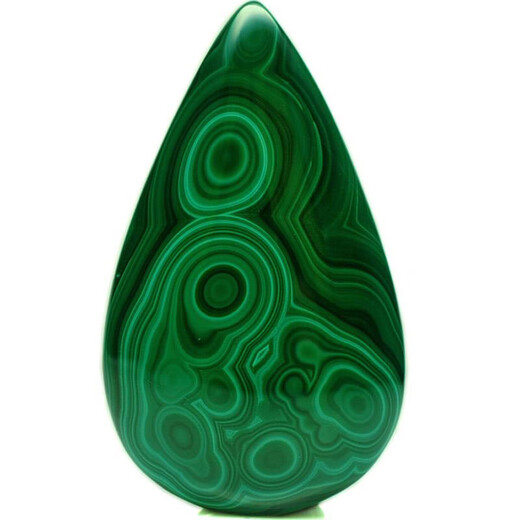 Luxurious natural malachite water drop pendant Hubei green exotic pattern pendant Natural malachite water drop pendant Hubei green exotic pattern pendant