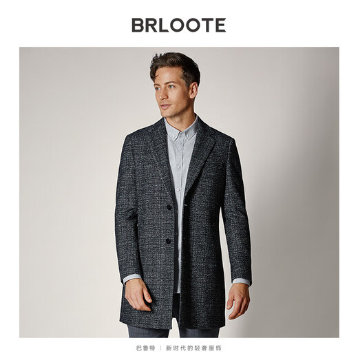 Brloote/Barouite Wollmantel Herrenherbst- und Winter mittelgroß