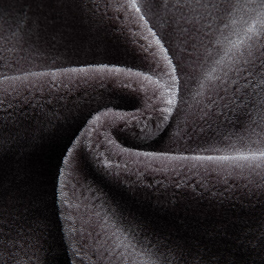 ROMON velvet thickened lapel jacket for men in autumn and winter, middle-aged and elderly business warm cotton coat, grandpa jacket and daddy outfit, navy blue L 175 (suitable for 100-120 Jin Jin equals 0.5 kg)