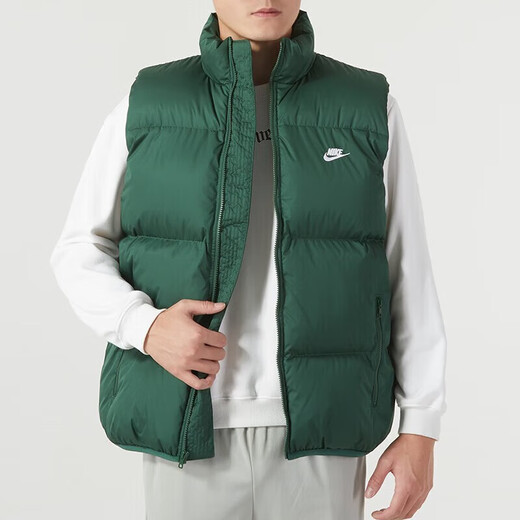 耐克（NIKE）官网官方棉服男装2024冬季新款户外跑步服防风保暖马甲背心外套 FB7374-323 L 175（建议130-150斤）