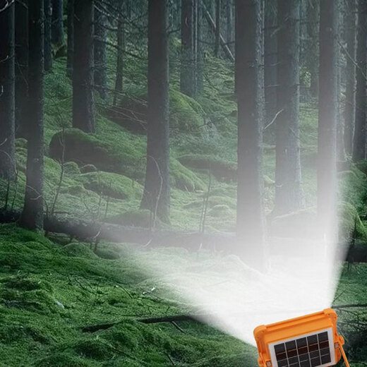 Sunlight LED solar lighting camping light small yellow light emergency light outdoor rechargeable light stall light night market stall lamp - small yellow light 200