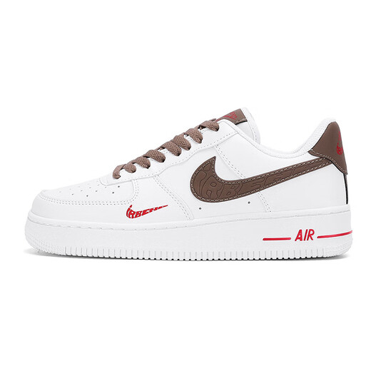
Shoes for men in autumn af1 Putian low-top milk coffee board shoes heightening white shoes men's shoes 1699 black and white panda 40