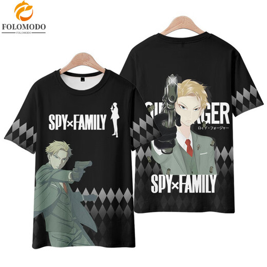 Mumu Spy Player New Style Spyfamily Ania manche courte Personnalisé T-shirt Popular Group Station indépendante Y14066 M