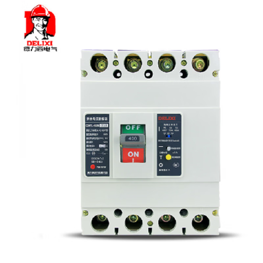 Delixi leakage circuit breaker protector CDM1L three-phase four-wire 4P631001251 500A 3P