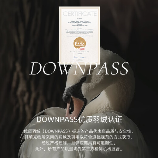 Stepford five-star hotel pillow down pillow core 100% goose down bed and breakfast cervical spine high pillow men's deep sleep single hotel 50 goose down pillow-medium pillow 900g single 48*74cm