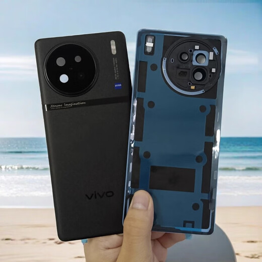 Suitable for vivoX90 original back cover x90 pure original disassembly rear glass back cover back shell mobile phone case X90/X90S market original black with lens
