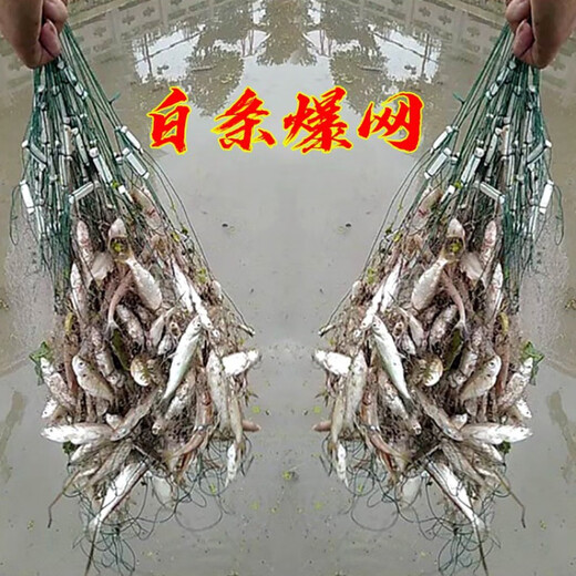 DZQ wire mesh floating net hanging net single layer three layer fishing net fish net fishing net crucian carp silver carp white strip net sinking net three layer sinking net 1 finger - 1.2 meters high - about 15 meters long