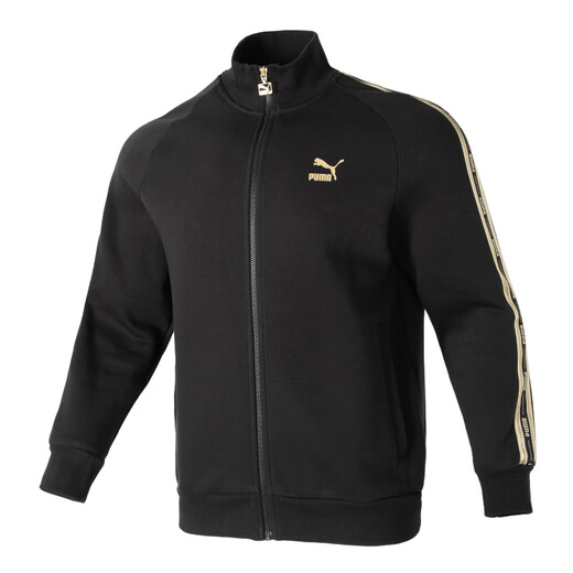 PUMA (PUMA) Jacke für Männer und Frauen, neuer Herbst Klassiker T7 Spleiß Top atmungsablöser Casual Clothes Running Sportswear Strick Jacke 625831-01 XL