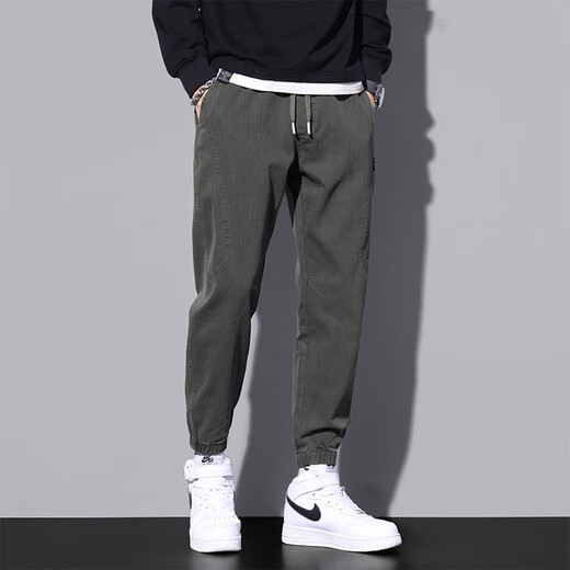 Pantalones casuales de pájaros carpinteros para hombres de moda de moda