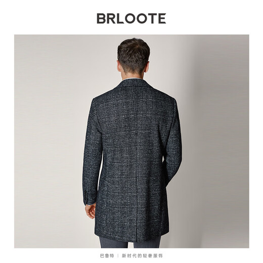 Brloote/Barouite Wollmantel Herrenherbst- und Winter mittelgroß