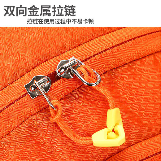 Lugeli Children's Backpack Outdoor Travel Backpack Light Hiking Spring Outing Elementary School Kindergarten School Bag Mountaineering Bag Children's Mountaineering Bag Orange 15L