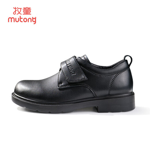 Shepherd boy black leather shoes spring and autumn boys' shoes campus performance leather shoes casual versatile little gentleman etiquette shoes gentleman black 40