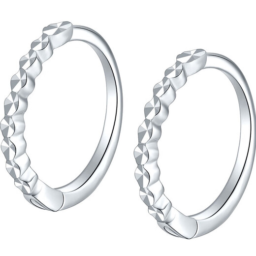 Liuguifu Jewelry Platinum Earrings Ring Traces PT950 Platinum Stud Earrings for Women PT0200036 2g