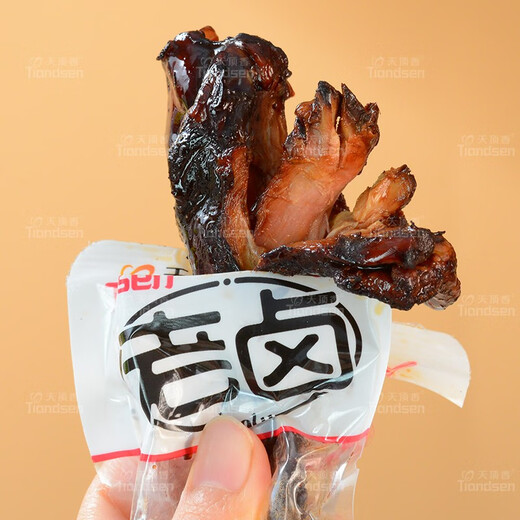 天顶香Tiandsen天顶香老卤鸭翅根卤味肉食香辣麻辣开袋即食小零食休闲解馋零食 [买450送225]发675克(15根划1