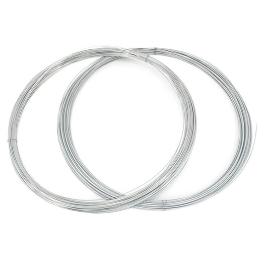 冰禹 镀锌铁丝工业用 工地建筑铁丝捆绑扎丝扎带 10号1kg粗3.5mm约13米 BYT-202