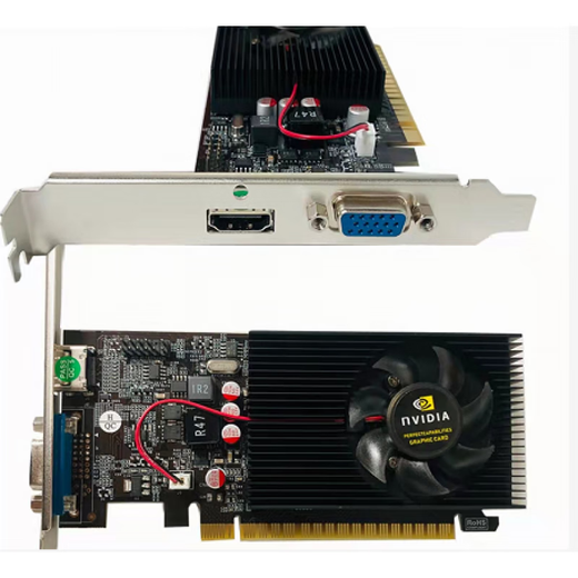 Dual-screen display GT730 independent graphics card 2g D3 dual VGA+HDMI graphics card expansion stock trading Full height Half height Universal 2GB