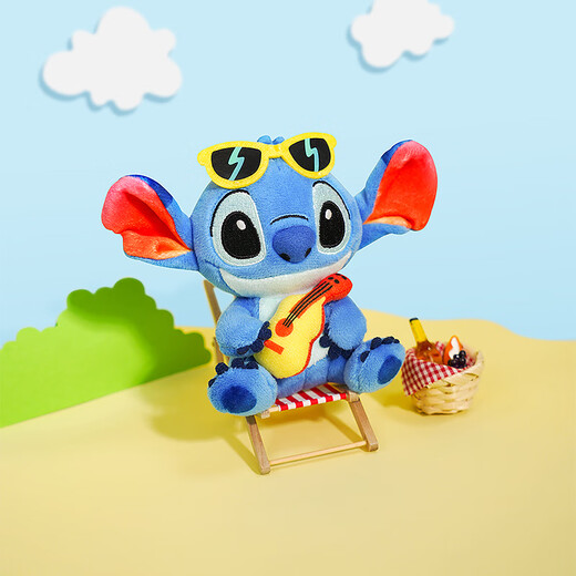 迪士尼（Disney）史迪仔挂件玩偶书包公仔毛绒玩具生日礼物女男生帅气钥匙扣纪念品