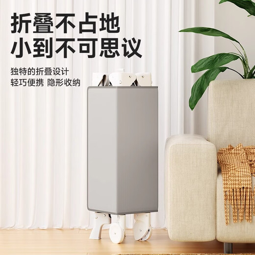 酷豆丁coolbaby婴儿床可移动折叠拼接床游戏床多功能尿布台新生儿床边床 冬雪灰尊贵（豪华款+椰棕床垫）