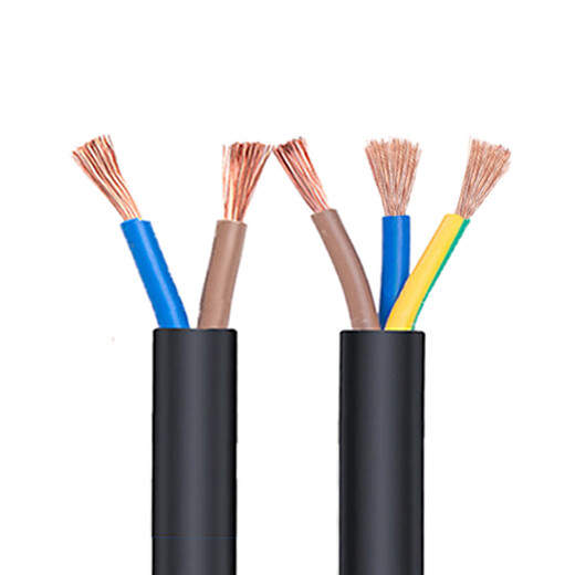 CLCEY ALIMENTO ANTI-FRABAJE Cable suave Cable de 6 cuadros alambre de alambre 2 núcleo 3 núcleo 15254 a prueba cuadrada de trifas al aire libre RVV3 núcleo 10 cuadrado 100m 100m