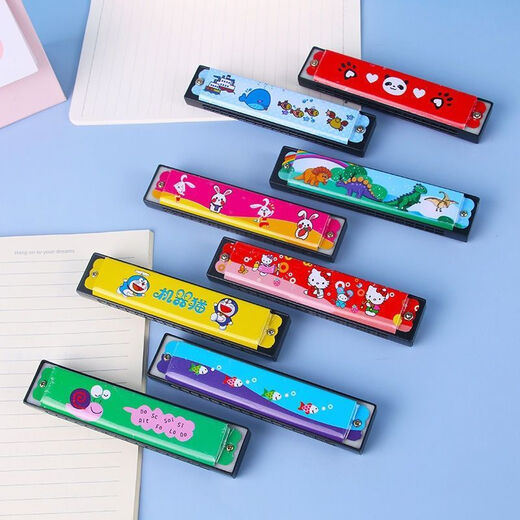 儿童口琴16孔幼儿园小学生初学者吹奏乐器创意礼物口风琴玩具 口琴 【2只装】