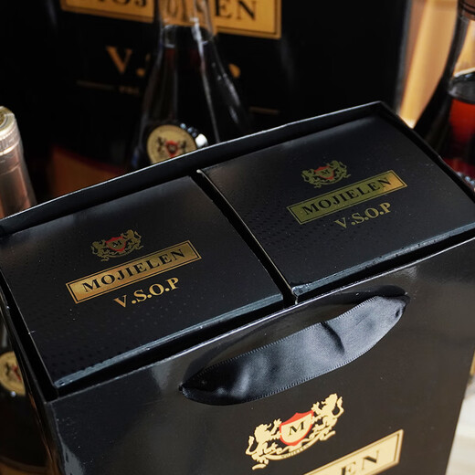 Farjohn Mojielun Wine vsop Brandy 1l Französisch Echtes Originalflasche Original importiert Wein 40 Grad Geschenk 1L 6 Box Whole Box