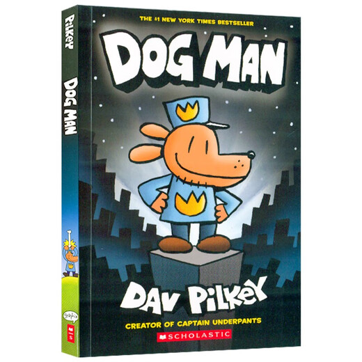 神探狗狗Dog Man第一册进口原版全彩漫画桥梁书（凯迪克大奖获奖作家生涯代表作品）小学生课外阅读故事 儿童英语启蒙绘本【6-9岁】