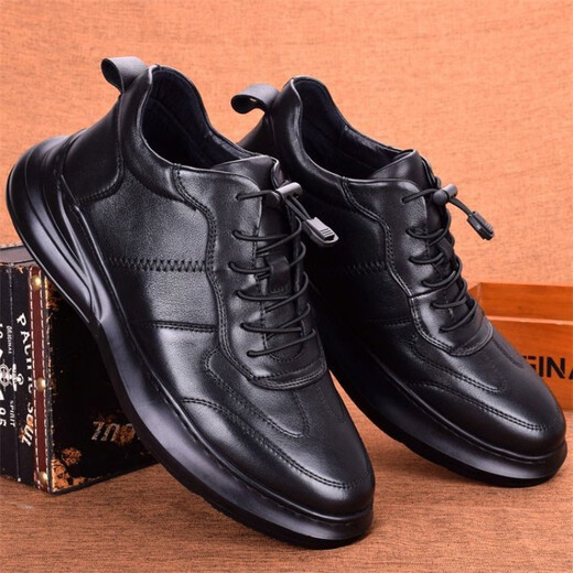Cartelo Offizielles Leder Top Cowhide European Station High Top Shoes Hersteller Herbst und Winter Koreanischer Stil Vielseitige trendige Schuhe Männer Flaggschiff schwarz 9759 High Top 41