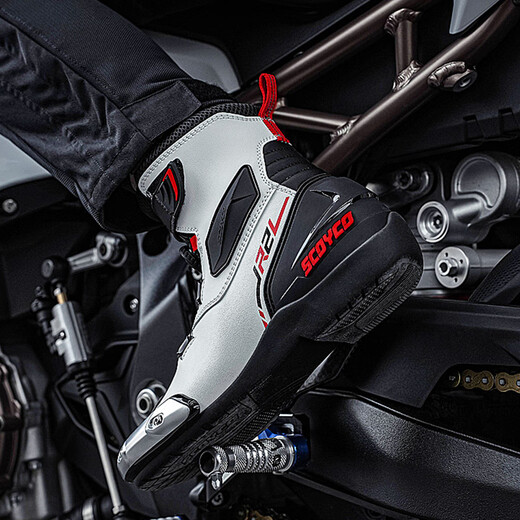 SCOYCO motorcycle riding boots rally boots motorcycle anti-fall shoes knight competition road racing shoes four seasons MR002-2