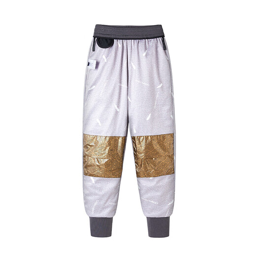 Flying in the snow, autumn and winter fashionable and casual windproof, cold-proof and warm slim slim long down pants gray|8159 M 165/72A