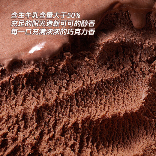 Baxi Ice Cream Chocolate Flavor 1100g*1 Bucket Family Pack Raw Milk Ice Cream Big Bucket