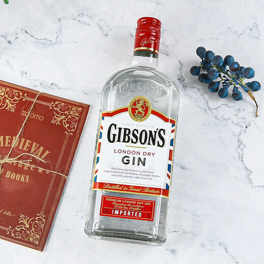 Gibson [bouteille d'origine importée] UK London Dry Gin Gin Gin Foreign Wine Martini Base de boisson Gypson Dry Gin 700ml 1 Bouteille